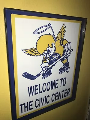 Minnesota Fighting Saints Hockey Throwback Bar Man Cave Advertising Sign • $27.99