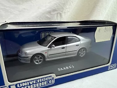 1/43 Diecast Universal Hobbies 2002 SAAB 9-3 Silver • $9.95