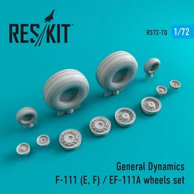 1/72 Reskit RS72-0070 F-111 (E F) EF-111A Wheels Set • $12