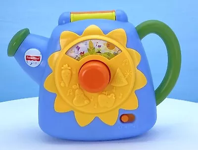 Fisher Price Toy Tiny Garden On-the-go Watering Can Plays Tunes Working • $16