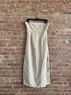 Morgane Le Fay Women’s Dress Sz Small Linen/Silk Beige USA • $265