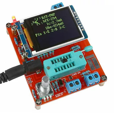 Component Tester Transistor Diode Capacitance ESR Meter Signal Generator B • £24.82