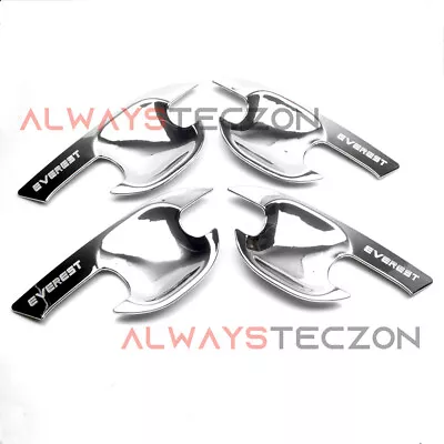 $41.79 • Buy Chrome Door Handle Bowl Cover Trim Accessories For Ford Everest 2015-2020