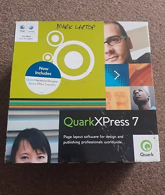 Quarkxpress 7 For Mac Windows Software Discs Tools Pro Interactive Designer • £50