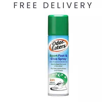 Odor-Eaters Sport Foot & Shoe Spray 150ml | Anti-Perspirant Odor Neutralizer • £6.99