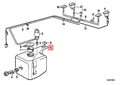 Genuine BMW M3 E30 316 316i 318i 318is 320i 320is Fluid Container 61661370788 • $157.09