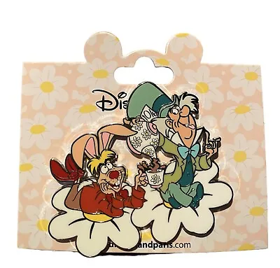 Disney Pin Alice In Wonderland  Mad Hatter And  March Hare Disneyland Paris • $19.50