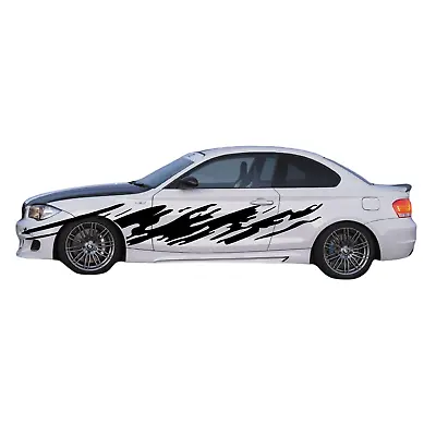 Graphic Mud Splash Stripe Decal Kit For Dodge Charger Bumper Side Door Stickers • $66