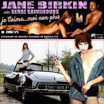 Photo Repro JANE BIRKIN I Love You Me No.. DISON Angola 7  Cover Size 18x18cm • £4.24