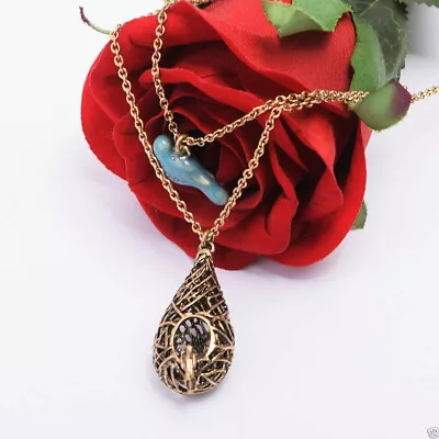 Chain Choker Vampire Diaries Inspried Elena GilbertI Bird Cage Necklace Pendant • $4.99