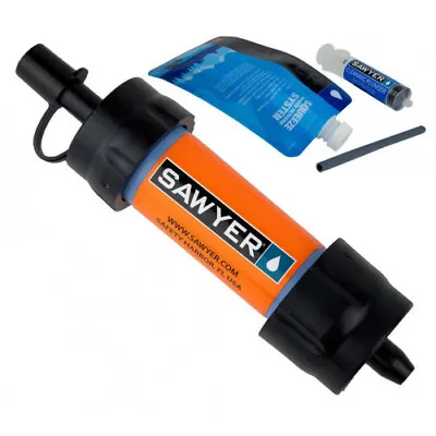 $90.53 • Buy Sawyer Mini Water Filtration System - Orange - SP103 - Camping/Hiking/Trekking