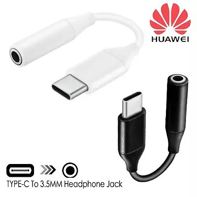 £0.99 • Buy USB-C Type C To 3.5mm Audio Aux Headphone Jack Cable Adapter For Huawei Type C