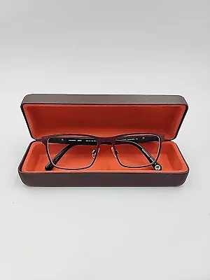 Nomad Morel Eyeglasses Frame 2859N 53-16-140 Burgundy 012 VE86 With Case  • $29.98