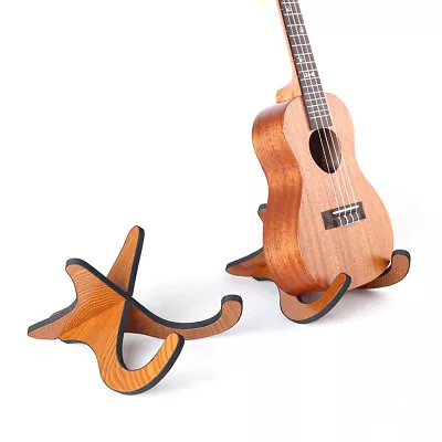 $17.29 • Buy Portable Detachable Wooden Stand Bracket Holder Ukulele Violin Mandolin Rack New
