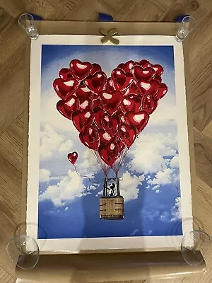 MR BRAINWASH - Hand-Signed Limited Edition Print 'Love Above All' With COA. • £1200