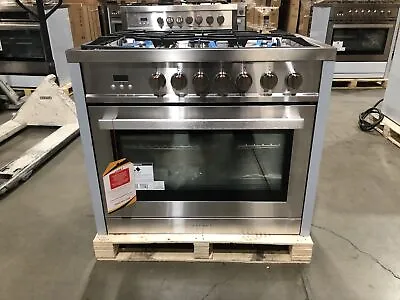 36 In. Gas Range 5 Burners Stainless Steel (OPEN BOX COSMETIC IMPERFECTIONS) • $472.49