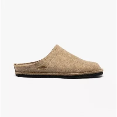 Haflinger SOFT Ladies Wool Slippers Taupe • £48