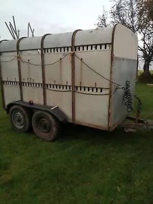 10ft  IFOR WILLIAMS LIVESTOCK TRAILER • £995