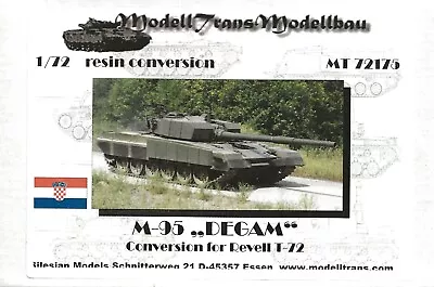 1/72 Modelltrans  M-95 'Degam' Conversion For Revell T-72 • £19.50