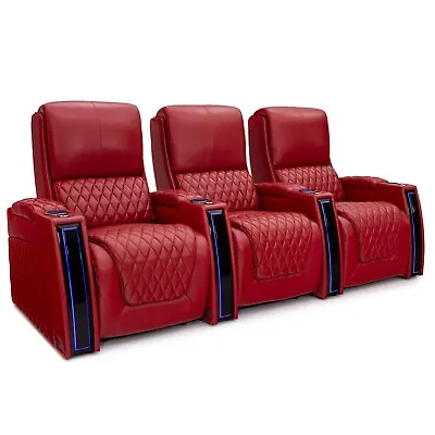 Seatcraft Apex Leather Home Theater Seating Recliners Chair Couch • $5859