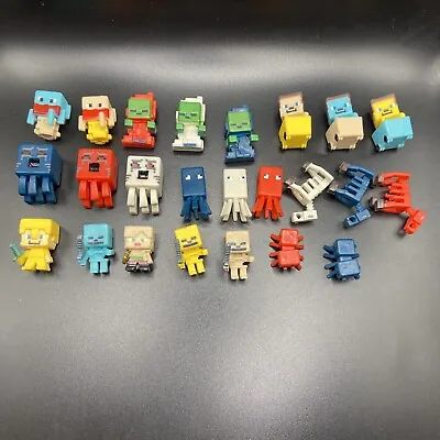 Minecraft Figures Lot Of 24 Mojang Mini Figures 1`  • $24.99