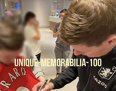 £50 • Buy Steven Gerrard Genuine Hand Signed Liverpool 2005 Istanbul Shirt, See Proof, BID