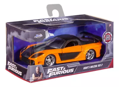 JADA 1:32 Fast And Furious Tokyo Drift - Han’s 1997 Mazda RX-7 Diecast Model Car • $14.95