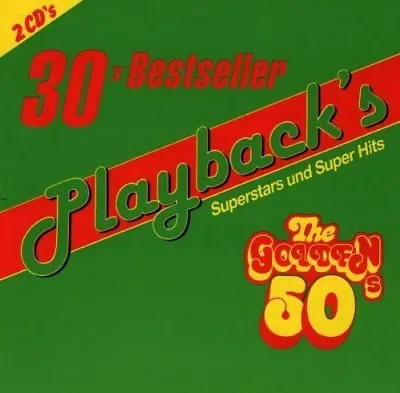 Playback's-Golden 50's (30 Tracks) | 2 CD | Splish Splash Be Bop A Lula Dia... • £8.34