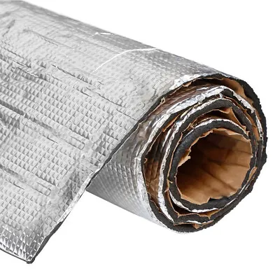 UK Self-adhesive Aluminium Foil Foam Insulation Thermal Film For Loft Van Shed • £28.95