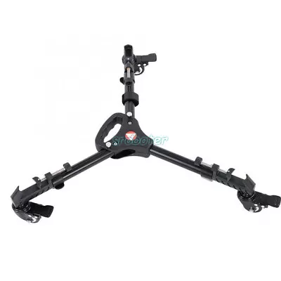 Kingjoy VX-600 Photography Tripod Dolly Base Stand With Wheels For DSLR Camera • £37.79