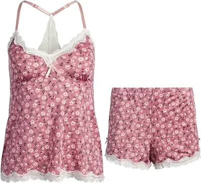 Marilyn Monroe Women's 2-Piece PJ Set Rose Size L Cami Pajamas • $20