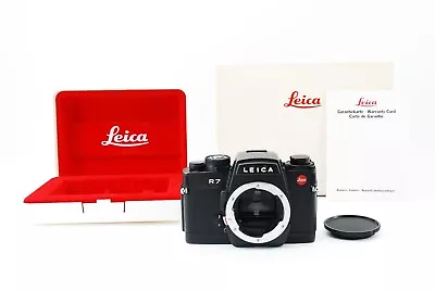 [Near MINT Origina Box] Leica R7 35mm SLR Film Camera Black Body JAPAN • $902.33