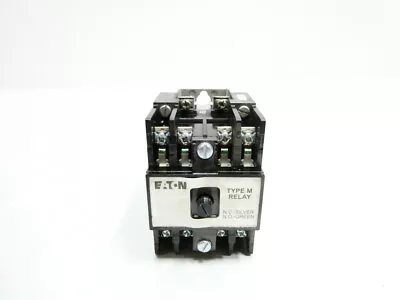 Cutler Hammer D26MR40A Type M 4-pole Control Relay 120v-ac • $72.93