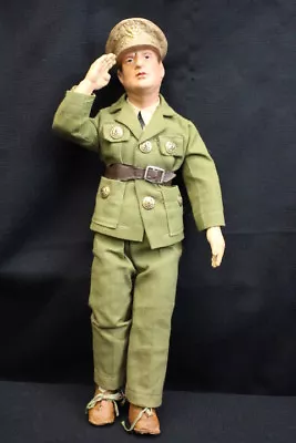 Mint Antique WW II 1942 Freundlich - General MacArthur Military Molded 18  Doll • $295