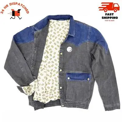 Back To The Future Marty McFly Denim Jacket | BTTF Marty Mcfly Cosplay Jacket • $107.45