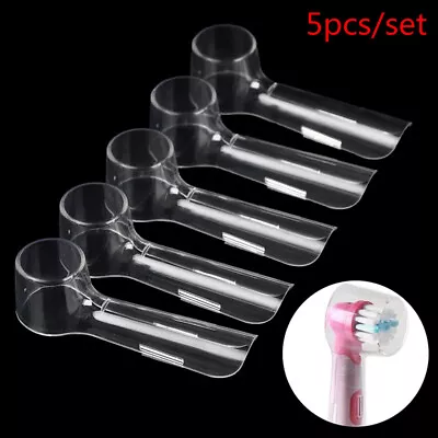 5Pcs Travel Oral Electric Toothbrush Head Dust Cover Case Cap Protective B_xi • $5.39