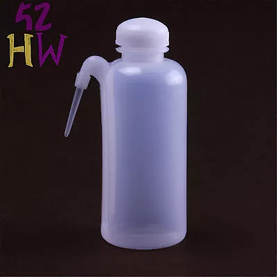 2Pcs 500ml Plastic Washing Bottle With Side Bent TubeChemistry Labware • $7.99