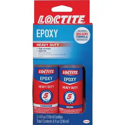 LOCTITE 4 Oz. Heavy-Duty Epoxy 1365736 LOCTITE 1365736 079340686175 Yellow • $28.85