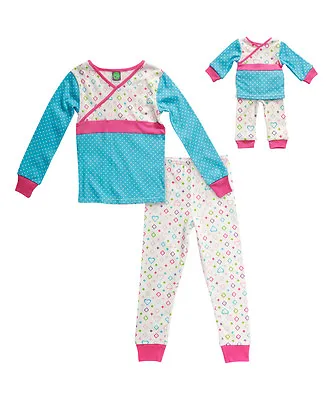 Dollie Me Girl 2T 3T 4-14 And 18  Doll Matching Dot Pajamas Outfit American Girl • $24.99
