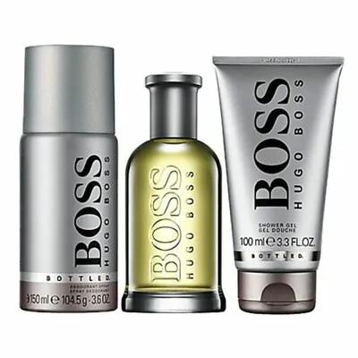 £69 • Buy Hugo Boss Bottled Gift Set 100ml EDT + 150ml Deodorant Spray + 100ml Shower Gel