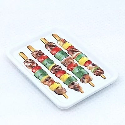 Barbie Accessory Plate Of Shish Kabobs Toy • $2.72