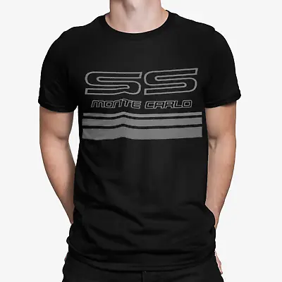 Monte Carlo SS Logo Stripes Emblem 1987-1988 Short-Sleeve T-Shirt • $26.20