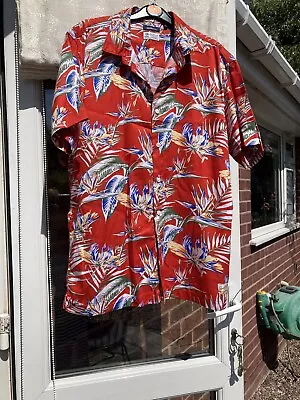 £19.99 • Buy Mens Superdry  Tropical Print Shirt  Size XL  Red Print 