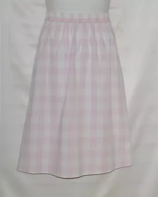 Joan Rivers Regular Buffalo Check Midi Skirt Size S Pink • $13.99