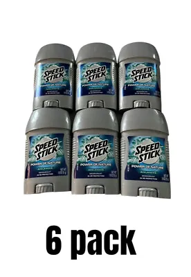 Lot Of 6 Speed Stick Avalanche Fresh Intense Deodorant Solid Stick FREE SHIPPING • $15.97