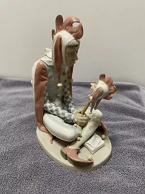 Lladro Court Jester Dave Grossman Design Norman Rockwell Figurine 1405 Vintage • $325