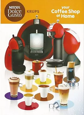 NESCAFE' & KRUPS Dolce Gusto (Joint Advertising) Print Ad • $9.75