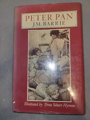 J. M. Barrie Peter Pan Scribner’s Sons 1980 FIRST Edition. HCDJ Ex-Library #A5B • $8.93