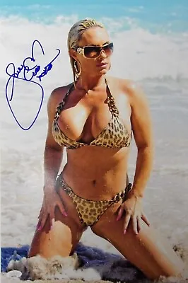 Coco Austin Actress Model Signed 12x18 Matte Photo JSA Authenticated • £48.20