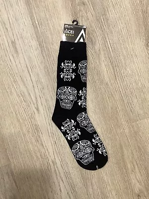 Ace USA Day Of The Dead Skull Candy Socks • $6